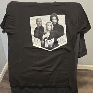 Black Graphic T-Shirt with Berlin Design